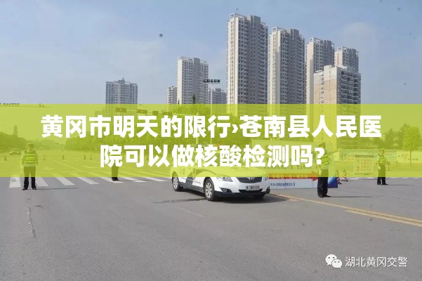 黄冈市明天的限行›苍南县人民医院可以做核酸检测吗?
