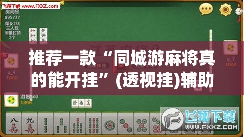推荐一款“同城游麻将真的能开挂”(透视挂)辅助透视教程