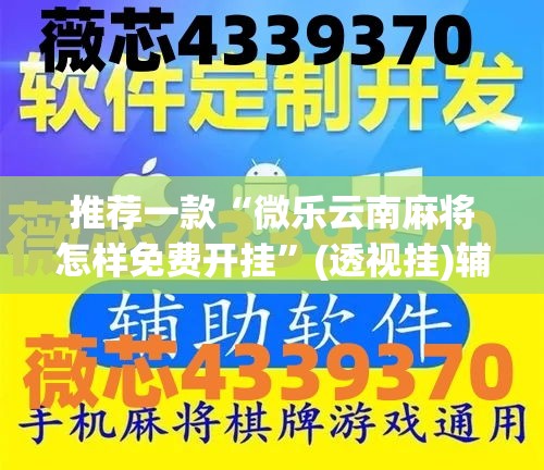 推荐一款“微乐云南麻将怎样免费开挂	”(透视挂)辅助透视教程