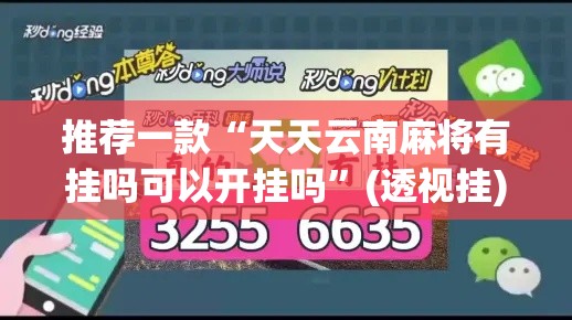 推荐一款“天天云南麻将有挂吗可以开挂吗	”(透视挂)辅助透视教程