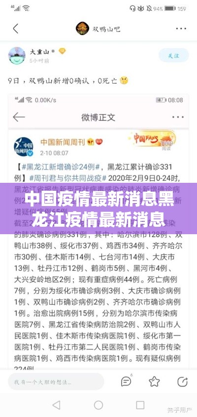 中国疫情最新消息黑龙江疫情最新消息：国内黑龙江疫情
