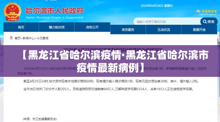 【黑龙江省哈尔滨疫情·黑龙江省哈尔滨市疫情最新病例】