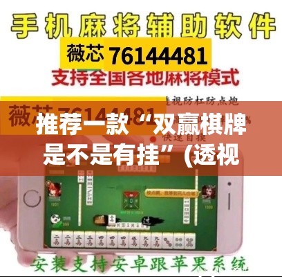 推荐一款“双赢棋牌是不是有挂”(透视挂)辅助透视教程
