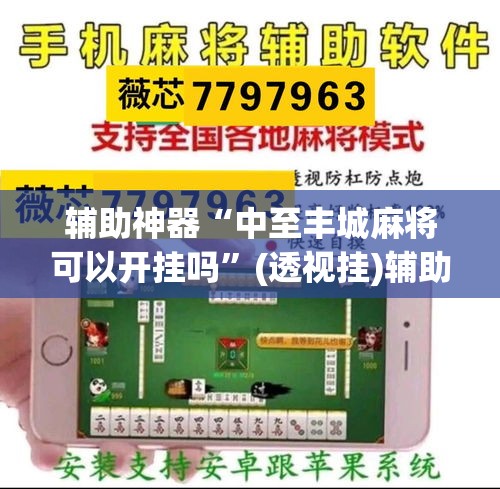 辅助神器“中至丰城麻将可以开挂吗	”(透视挂)辅助透视教程