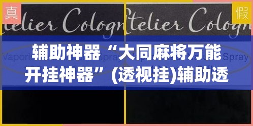 辅助神器“大同麻将万能开挂神器”(透视挂)辅助透视教程