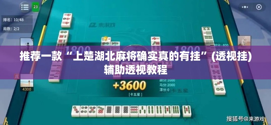 推荐一款“上楚湖北麻将确实真的有挂	”(透视挂)辅助透视教程
