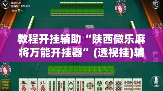 教程开挂辅助“陕西微乐麻将万能开挂器”(透视挂)辅助透视教程