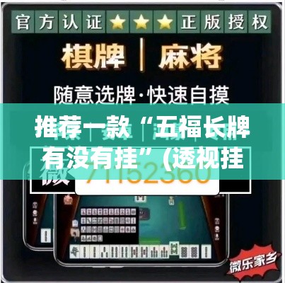推荐一款“五福长牌有没有挂”(透视挂)辅助透视教程
