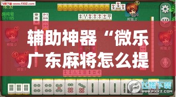 辅助神器“微乐广东麻将怎么提高胜率	”(透视挂)辅助透视教程