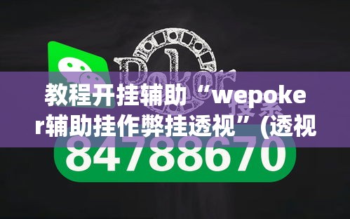 教程开挂辅助“wepoker辅助挂作弊挂透视”(透视挂)辅助透视教程