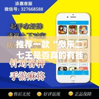 推荐一款“微乐二七王是否真的有挂”(透视挂)辅助透视教程