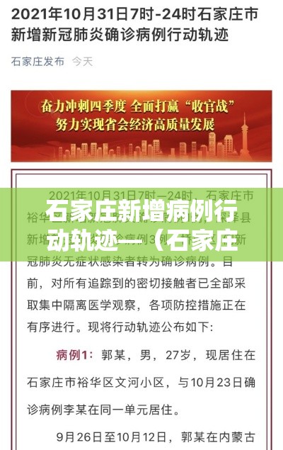 石家庄新增病例行动轨迹—(石家庄新增46例行动轨迹) 石家庄新增病例行动轨迹—(石家庄新增46例行动轨迹)