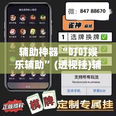 辅助神器“叮叮娱乐辅助”(透视挂)辅助透视教程