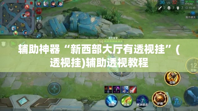 辅助神器“新西部大厅有透视挂”(透视挂)辅助透视教程