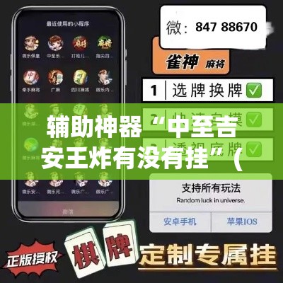 辅助神器“中至吉安王炸有没有挂”(透视挂)辅助透视教程