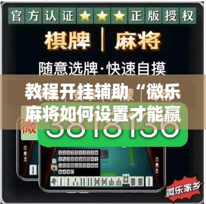 教程开挂辅助“微乐麻将如何设置才能赢	”(透视挂)辅助透视教程