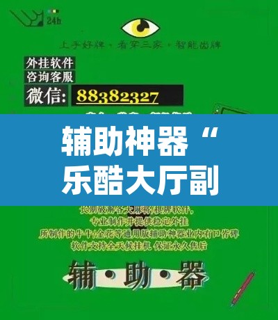 辅助神器“乐酷大厅副厅辅助工具	”(透视挂)辅助透视教程