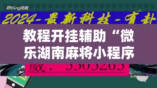 教程开挂辅助“微乐湖南麻将小程序必赢神器免费	”(透视挂)辅助透视教程