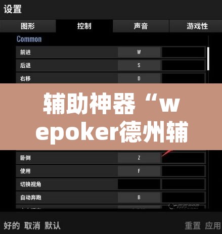 辅助神器“wepoker德州辅助透视软件”(透视挂)辅助透视教程