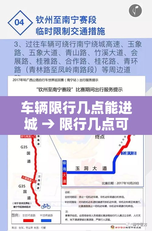车辆限行几点能进城 → 限行几点可以开车