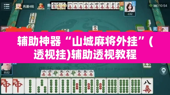 辅助神器“山城麻将外挂”(透视挂)辅助透视教程