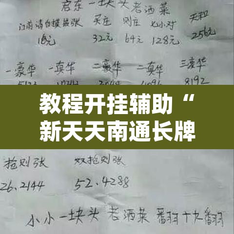 教程开挂辅助“新天天南通长牌真的有挂吗	”(透视挂)辅助透视教程
