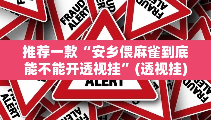 推荐一款“安乡偎麻雀到底能不能开透视挂”(透视挂)辅助透视教程
