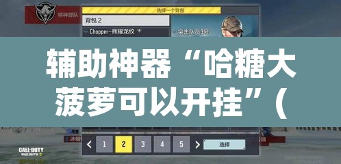 辅助神器“哈糖大菠萝可以开挂	”(透视挂)辅助透视教程