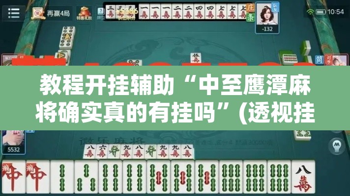 教程开挂辅助“中至鹰潭麻将确实真的有挂吗	”(透视挂)辅助透视教程