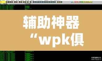 辅助神器“wpk俱乐部透视辅助挂	”(透视挂)辅助透视教程