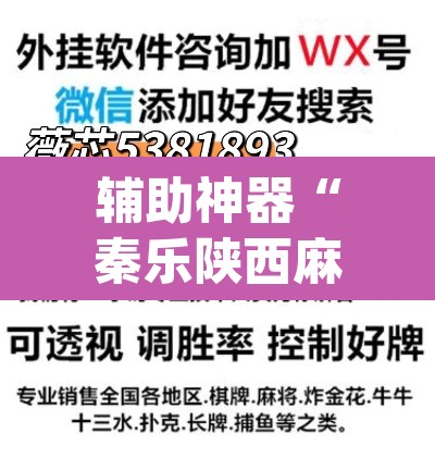 辅助神器“秦乐陕西麻将开挂神器	”(透视挂)辅助透视教程