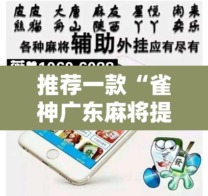 推荐一款“雀神广东麻将提高胜率技巧	”(透视挂)辅助透视教程