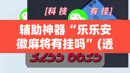 辅助神器“乐乐安徽麻将有挂吗”(透视挂)辅助透视教程