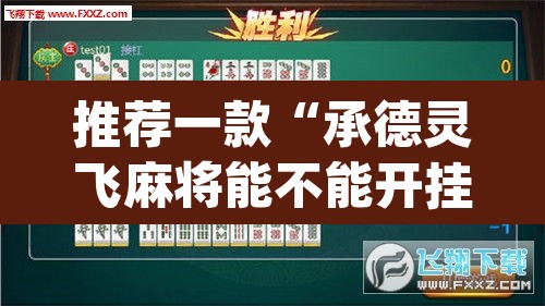 推荐一款“承德灵飞麻将能不能开挂	”(透视挂)辅助透视教程