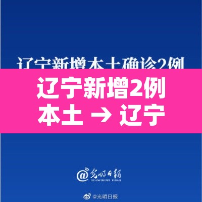 辽宁新增2例本土 → 辽宁新增2例本土确诊病例详细信息 辽宁新增2例本土 → 辽宁新增2例本土确诊病例详细信息
