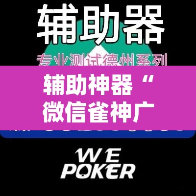 辅助神器“微信雀神广东麻将开挂神器”(透视挂)辅助透视教程