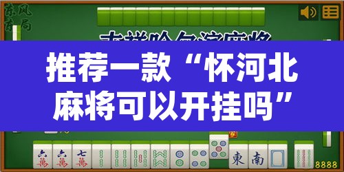 推荐一款“怀河北麻将可以开挂吗”(透视挂)辅助透视教程