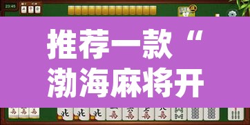 推荐一款“渤海麻将开挂神器”(透视挂)辅助透视教程