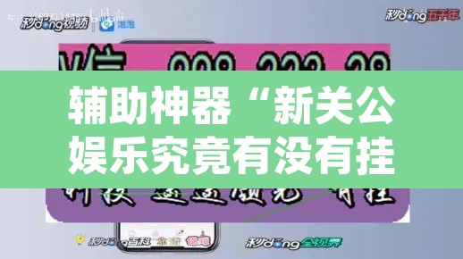 辅助神器“新关公娱乐究竟有没有挂”(透视挂)辅助透视教程