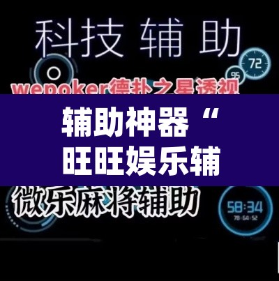 辅助神器“旺旺娱乐辅助器”(透视挂)辅助透视教程