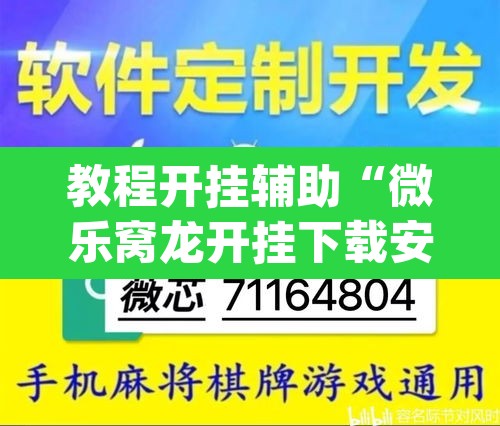教程开挂辅助“微乐窝龙开挂下载安装”(透视挂)辅助透视教程