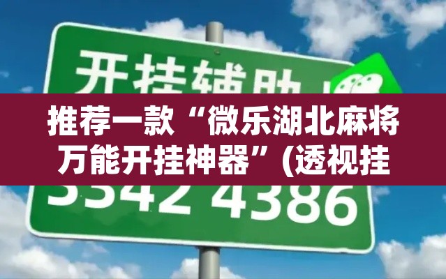 辅助神器“微乐山东麻将万能开挂器”(透视挂)辅助透视教程