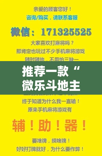 推荐一款“微乐斗地主外卦神器下载	”(透视挂)辅助透视教程