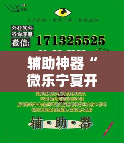 辅助神器“微乐宁夏开挂下载安装”(透视挂)辅助透视教程