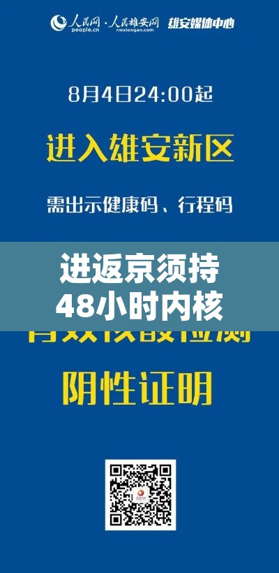 进返京须持48小时内核酸阴性证明—（进京返京人员核酸检测证明最新规定）