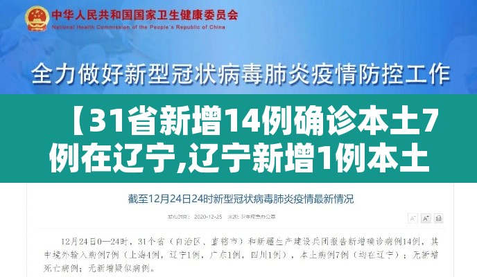 【31省新增14例确诊本土7例在辽宁,辽宁新增1例本土病例是哪个区的】 【31省新增14例确诊本土7例在辽宁,辽宁新增1例本土病例是哪个区的】