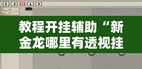 教程开挂辅助“新金龙哪里有透视挂	”(透视挂)辅助透视教程
