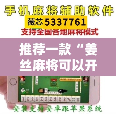 推荐一款“姜丝麻将可以开挂吗”(透视挂)辅助透视教程