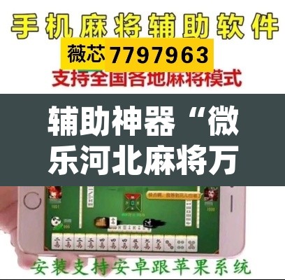 辅助神器“微乐河北麻将万能开挂器免费通用版”(透视挂)辅助透视教程