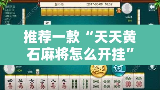 推荐一款“天天黄石麻将怎么开挂	”(透视挂)辅助透视教程